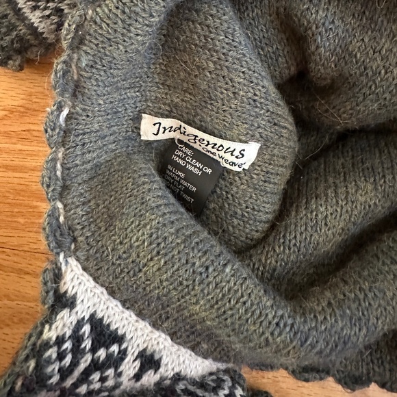 Hobo Boho Sweater Tote Bag Indigenous Weave Wool Alpaca - Picture 10 of 12